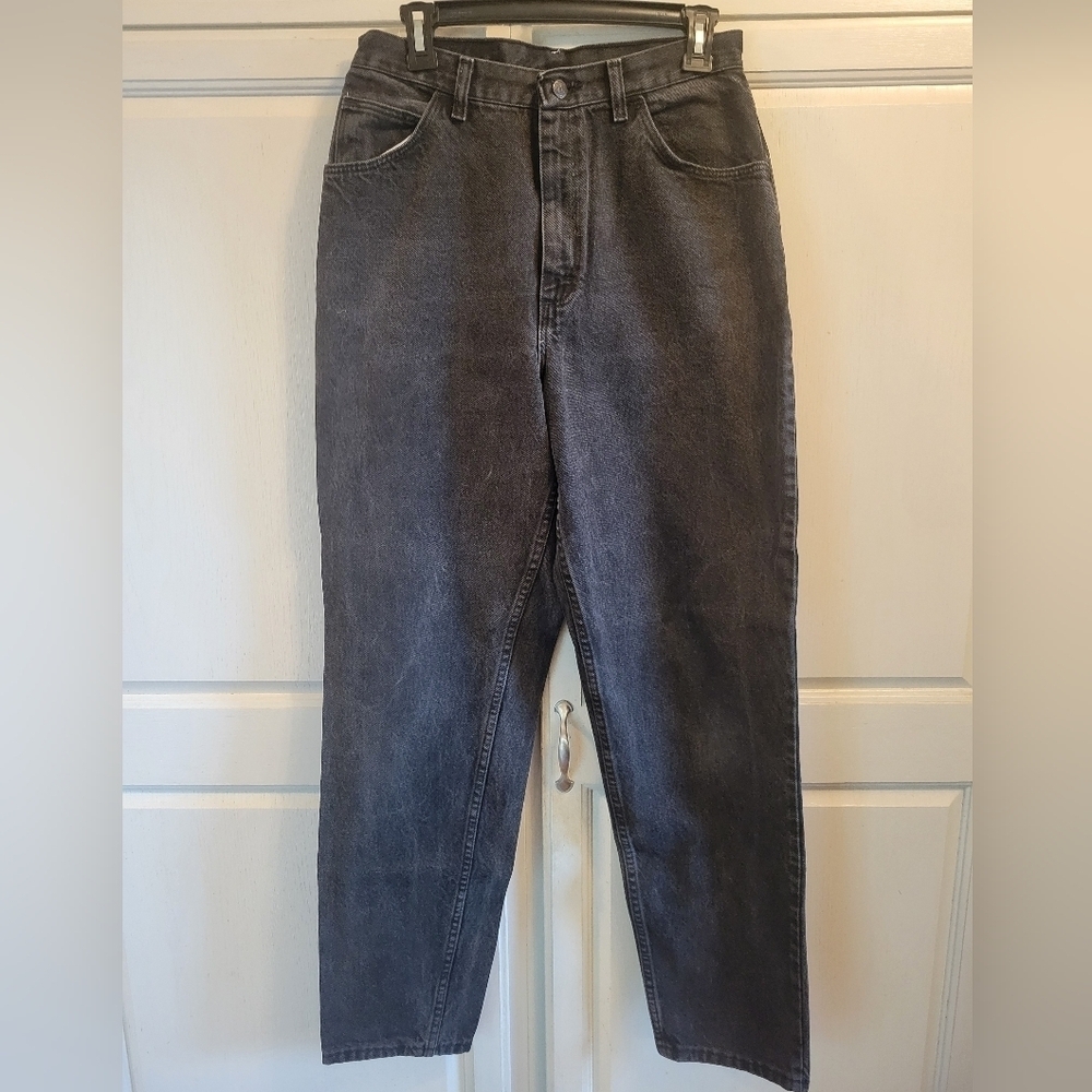 Vintage Women's Gitano Jeans High Waist Black Denim Pants